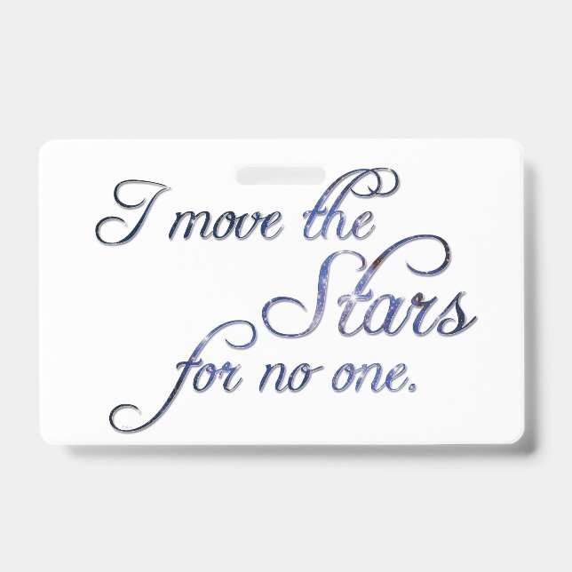 Falln Move The Stars ID Badge (Front)