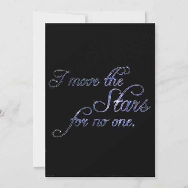 Falln Move The Stars Invitation (Front)