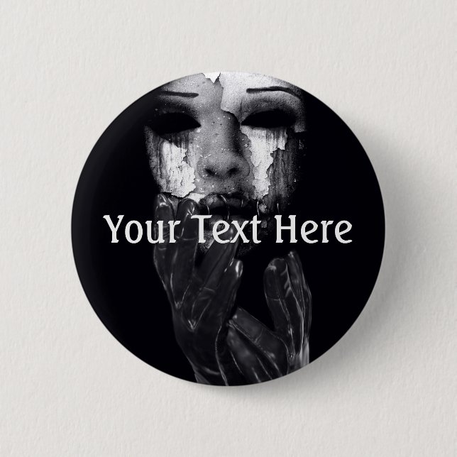 Falln My Mask 6 Cm Round Badge (Front)