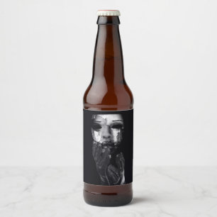 Falln My Mask Beer Bottle Label