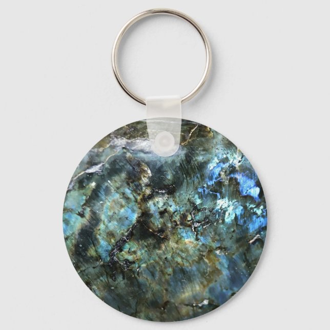 Falln Ocean Stone Key Ring (Front)