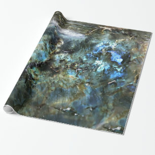 Falln Ocean Stone Wrapping Paper