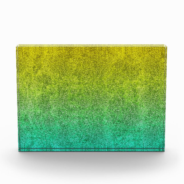 Falln Ocean Sunrise Glit Gradient Photo Block (Front)