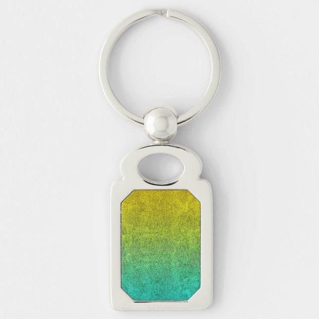 Falln Ocean Sunrise Glitter Gradient Key Ring (Front)