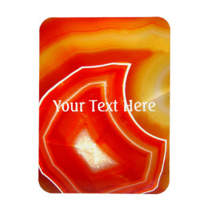 Falln Orange Agate Magnet