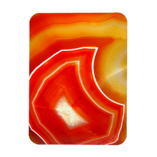 Falln Orange Agate Magnet