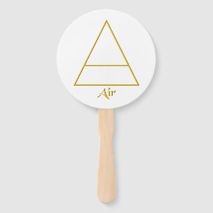 Falln Pagan Air Element Symbol Hand Fan