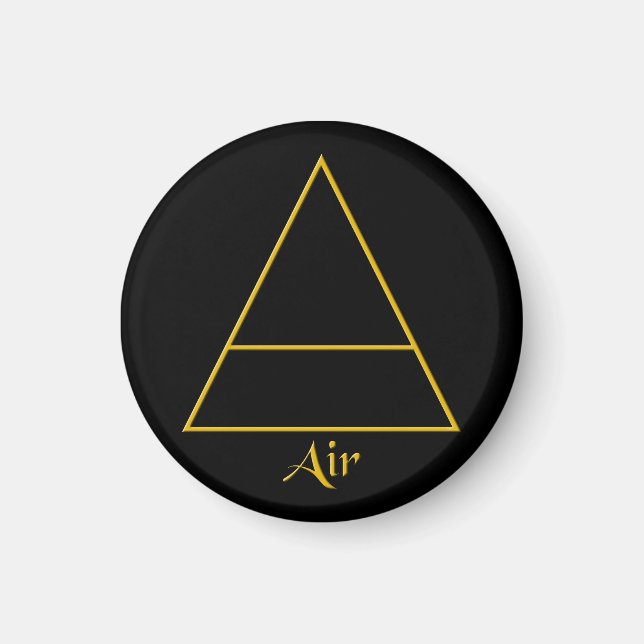 Falln Pagan Air Element Symbol Magnet (Front)