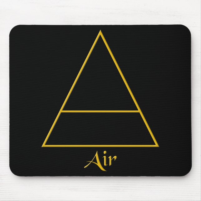 Falln Pagan Air Element Symbol Mouse Pad (Front)