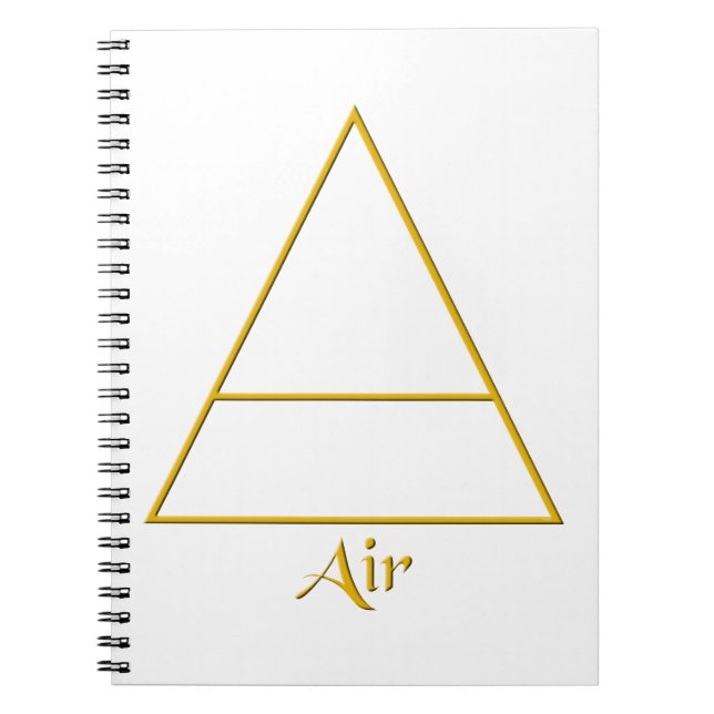Falln Pagan Air Element Symbol Notebook (Front)