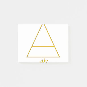 Falln Pagan Air Element Symbol Post-it Notes