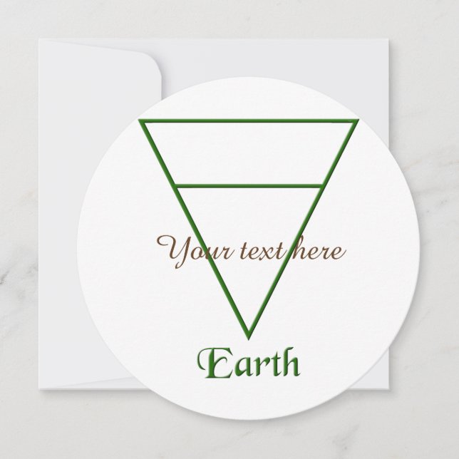 Falln Pagan Earth Element Symbol (Front)