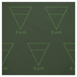 Falln Pagan Earth Element Symbol Fabric