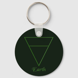 Falln Pagan Earth Element Symbol Key Ring