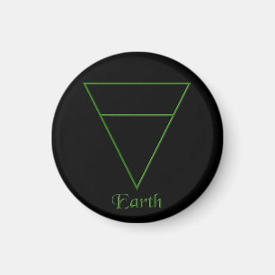 Falln Pagan Earth Element Symbol Magnet