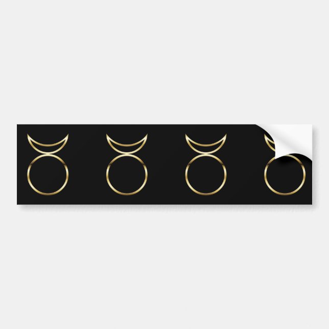 Falln Pagan Horned God Symbol Bumper Sticker (Front)
