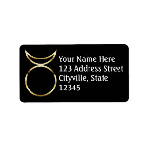 Falln Pagan Horned God Symbol Label