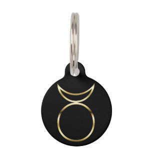 Falln Pagan Horned God Symbol Pet Tag