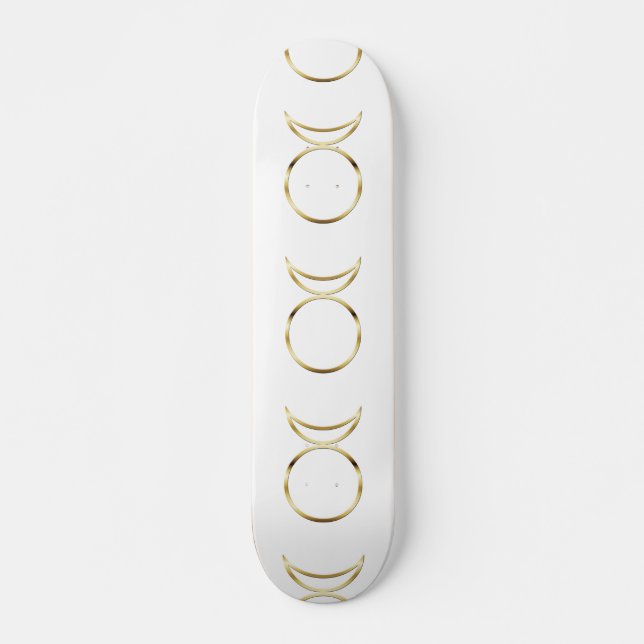 Falln Pagan Horned God Symbol Skateboard (Front)