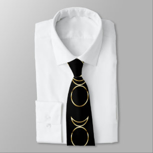Falln Pagan Horned God Symbol Tie