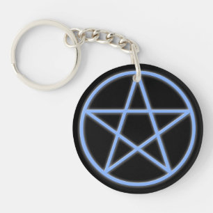Falln Pagan Pentacle Key Ring
