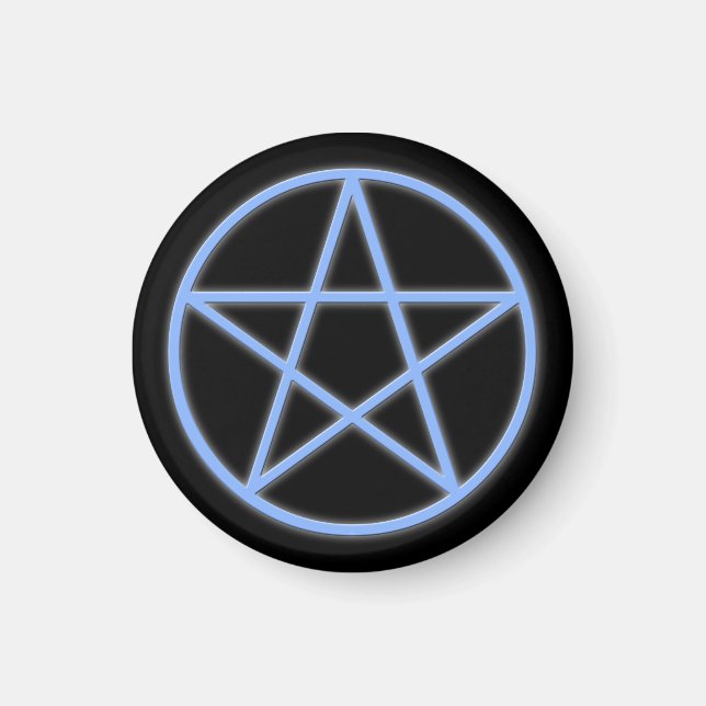 Falln Pagan Pentacle Magnet (Front)