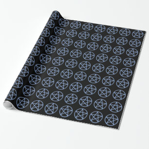 Falln Pagan Pentacle Wrapping Paper