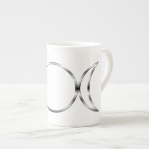 Falln Pagan Triple Goddess Symbol Bone China Mug