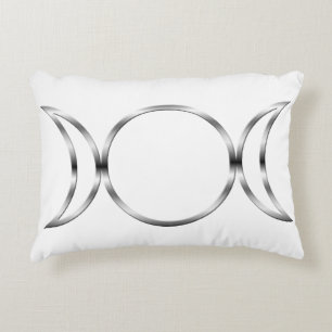 Falln Pagan Triple Goddess Symbol Decorative Cushion