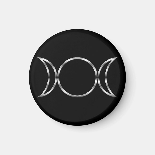 Falln Pagan Triple Goddess Symbol Magnet (Front)