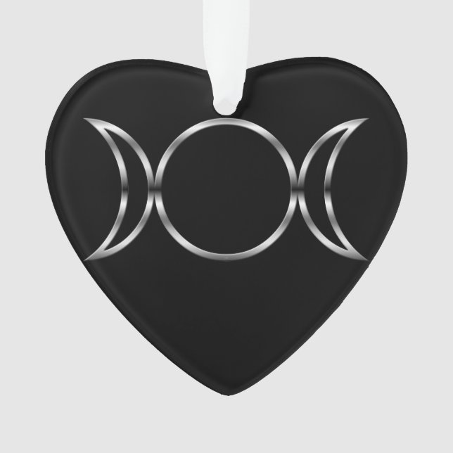 Falln Pagan Triple Goddess Symbol Ornament (Front)