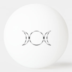 Falln Pagan Triple Goddess Symbol Ping Pong Ball