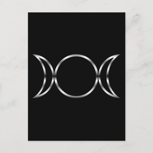 Falln Pagan Triple Goddess Symbol Postcard (Front)
