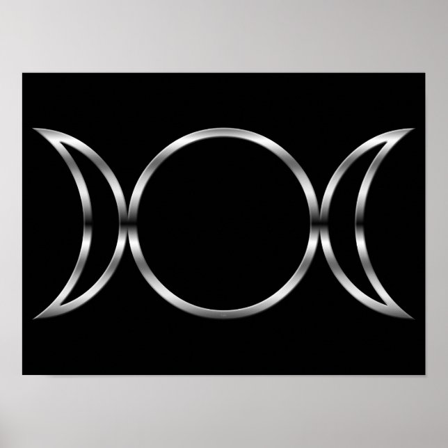 Falln Pagan Triple Goddess Symbol Poster (Front)