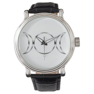Falln Pagan Triple Goddess Symbol Watch