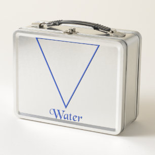Falln Pagan Water Element Symbol Metal Lunch Box