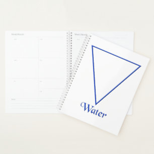 Falln Pagan Water Element Symbol Planner
