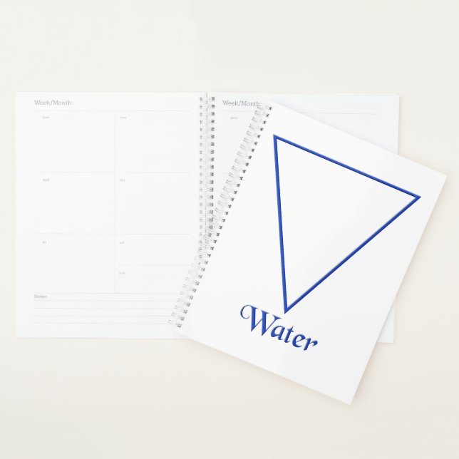 Falln Pagan Water Element Symbol Planner (Display)