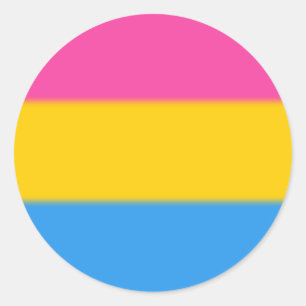 Falln Pansexual Pride Flag Classic Round Sticker
