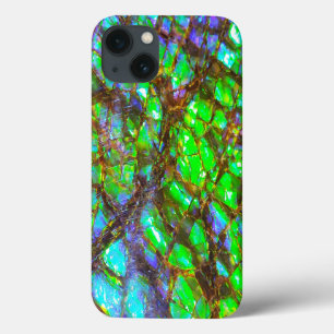 Falln Peacock Ammolite iPhone 13 Case