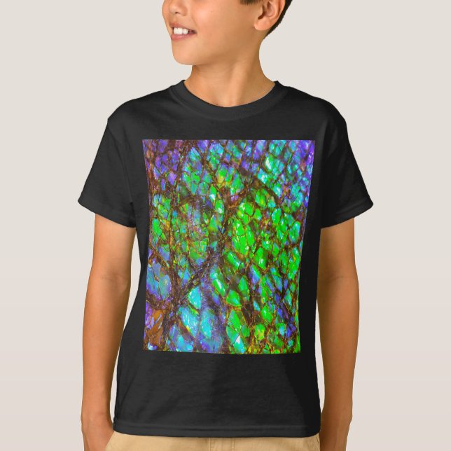 Falln Peacock Ammolite T-Shirt (Front)