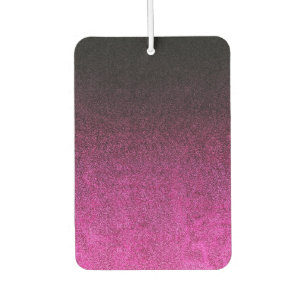 Falln Pink & Black Glitter Gradient Car Air Freshener