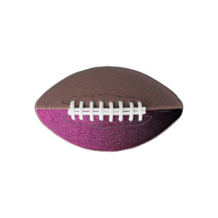 Falln Pink & Black Glitter Gradient Football