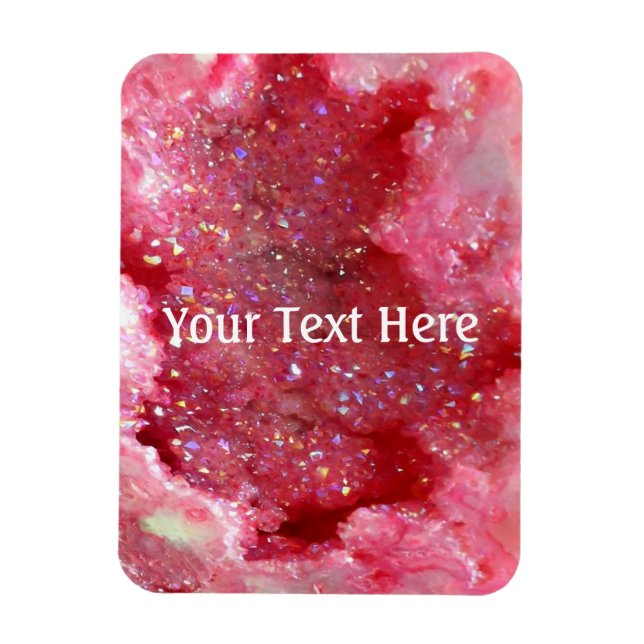 Falln Pink Faerie Crystals Magnet (Vertical)