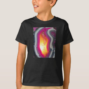 Falln Pink Geode Glow T-Shirt