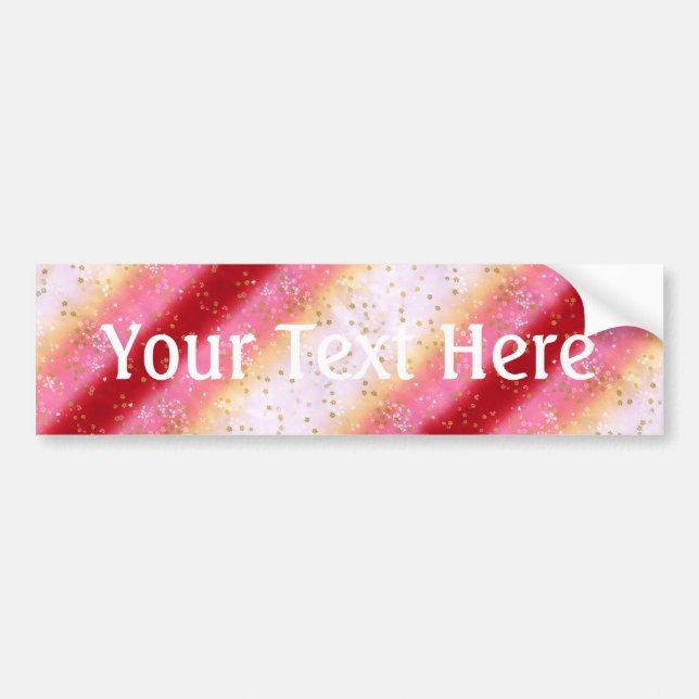 Falln Pink Sakura Sunrise Bumper Sticker (Front)