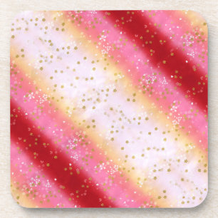 Falln Pink Sakura Sunrise Coaster