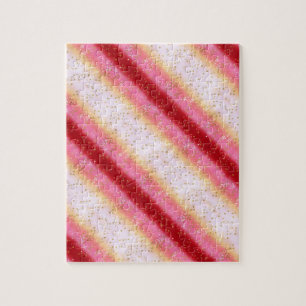 Falln Pink Sakura Sunrise Jigsaw Puzzle