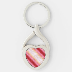 Falln Pink Sakura Sunrise Key Ring