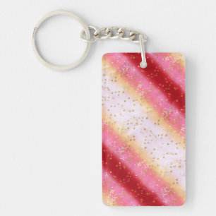 Falln Pink Sakura Sunrise Key Ring